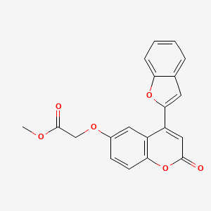 Methyl 2-[4-(1-benzofuran-2-yl)-2-oxochromen-6-yl]oxyacetate