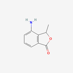 molecular formula C9H9NO2 B2848452 4-Amino-3-methyl-1,3-dihydro-2-benzofuran-1-one CAS No. 705281-79-4