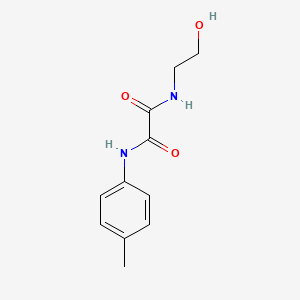 N-(2-hydroxyethyl)-N'-(4-methylphenyl)ethanediamide