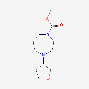 Methyl 4-(tetrahydrofuran-3-yl)-1,4-diazepane-1-carboxylate