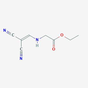 molecular formula C8H9N3O2 B2848498 Ethyl 2-[(2,2-dicyanovinyl)amino]acetate CAS No. 55647-79-5