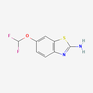 molecular formula C8H6F2N2OS B2848501 6-(Difluoromethoxy)-1,3-benzothiazol-2-amine CAS No. 235101-34-5