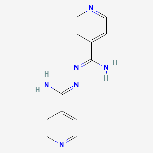 N-(Pyridin-4-ylmethanimidamido)pyridine-4-carboximidamide