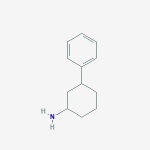 molecular formula C12H17N B2848533 3-Phenyl-cyclohexylamine CAS No. 19992-43-9