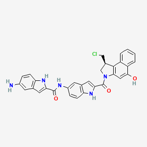 (S)-5-Amino-N-(2-(1-(chloromethyl)-5-hydroxy-2,3-dihydro-1H-benzo[e]indole-3-carbonyl)-1H-indol-5-yl)-1H-indole-2-carboxamide