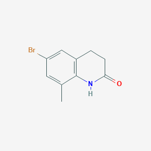 molecular formula C10H10BrNO B2848574 6-Bromo-8-methyl-3,4-dihydroquinolin-2(1H)-one CAS No. 1872-69-1