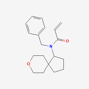 molecular formula C19H25NO2 B2848589 N-Benzyl-N-(8-oxaspiro[4.5]decan-4-yl)prop-2-enamide CAS No. 2411305-56-9
