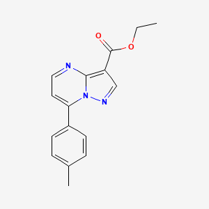 Ethyl 7-(4-methylphenyl)pyrazolo[1,5-a]pyrimidine-3-carboxylate