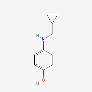 molecular formula C10H13NO B2848632 4-(Cyclopropylmethylamino)phenol CAS No. 848252-09-5