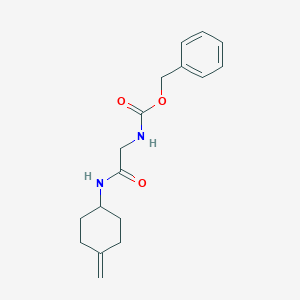 molecular formula C17H22N2O3 B2848641 benzyl N-{[(4-methylidenecyclohexyl)carbamoyl]methyl}carbamate CAS No. 2097890-87-2