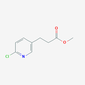 molecular formula C9H10ClNO2 B2848663 Methyl 3-(6-chloropyridin-3-yl)propanoate CAS No. 1785377-17-4