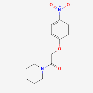 molecular formula C13H16N2O4 B2848691 2-(4-Nitrophenoxy)-1-piperidin-1-ylethanone CAS No. 50508-35-5