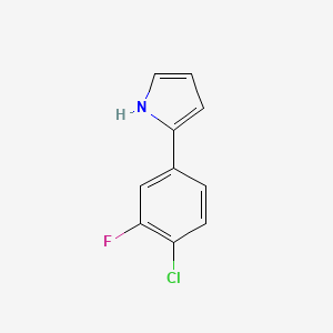 2-(4-Chloro-3-fluorophenyl)pyrrole