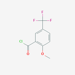 molecular formula C9H6ClF3O2 B2848716 2-Methoxy-5-(trifluoromethyl)benzoyl chloride CAS No. 64507-07-9