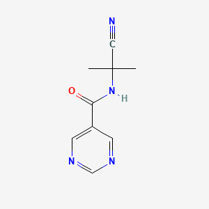 N-(2-Cyanopropan-2-yl)pyrimidine-5-carboxamide