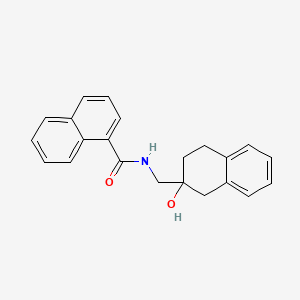 N-((2-hydroxy-1,2,3,4-tetrahydronaphthalen-2-yl)methyl)-1-naphthamide