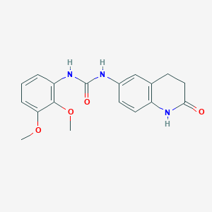 molecular formula C18H19N3O4 B2848774 1-(2,3-Dimethoxyphenyl)-3-(2-oxo-1,2,3,4-tetrahydroquinolin-6-yl)urea CAS No. 1171777-48-2