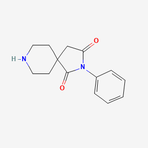 molecular formula C14H16N2O2 B2848787 2,8-Diazaspiro[4.5]decane-1,3-dione,2-phenyl- CAS No. 64097-70-7