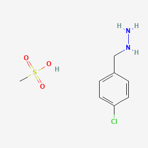 (4-Chlorobenzyl)hydrazine methanesulfonate