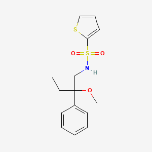 N-(2-methoxy-2-phenylbutyl)thiophene-2-sulfonamide
