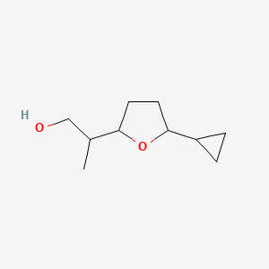 2-(5-Cyclopropyloxolan-2-yl)propan-1-ol