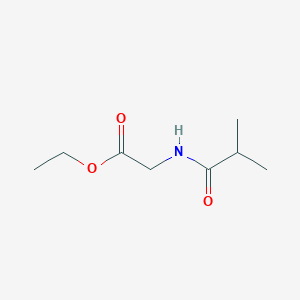 molecular formula C8H15NO3 B2848833 Ethyl 2-(2-methylpropanamido)acetate CAS No. 31766-30-0
