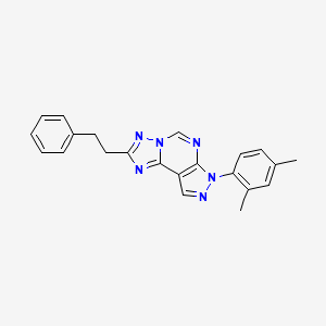 7-(2,4-dimethylphenyl)-2-phenethyl-7H-pyrazolo[4,3-e][1,2,4]triazolo[1,5-c]pyrimidine