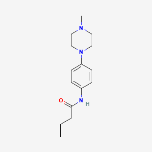 N-[4-(4-methylpiperazin-1-yl)phenyl]butanamide