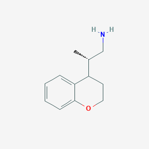 (2S)-2-(3,4-Dihydro-2H-chromen-4-yl)propan-1-amine