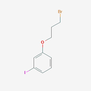 molecular formula C9H10BrIO B2848896 1-(3-Bromopropoxy)-3-iodobenzene CAS No. 908576-63-6