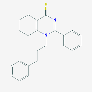 molecular formula C23H24N2S B284892 2-phenyl-1-(3-phenylpropyl)-5,6,7,8-tetrahydro-4(1H)-quinazolinethione 