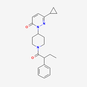 6-Cyclopropyl-2-[1-(2-phenylbutanoyl)piperidin-4-yl]pyridazin-3-one