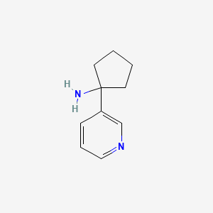 molecular formula C10H14N2 B2848939 1-(Pyridin-3-yl)cyclopentanamine CAS No. 944142-67-0