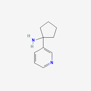 molecular formula C10H14N2 B2848939 1-(吡啶-3-基)环戊胺 CAS No. 944142-67-0