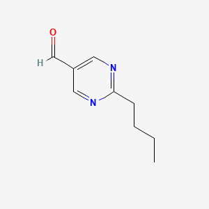 molecular formula C9H12N2O B2848953 2-Butylpyrimidine-5-carbaldehyde CAS No. 876890-42-5