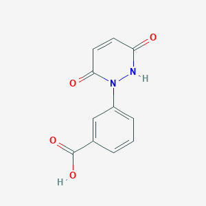 molecular formula C11H8N2O4 B2848974 3-(3,6-Dioxo-1,2,3,6-tetrahydropyridazin-1-yl)benzoic acid CAS No. 87565-86-4