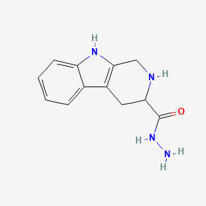 molecular formula C12H14N4O B2848988 2,3,4,9-tetrahydro-1H-beta-carboline-3-carbohydrazide CAS No. 115108-72-0