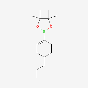 molecular formula C15H27BO2 B2848997 4-Propylcyclohex-1-enylboronic acid, pinacol ester CAS No. 2096334-45-9