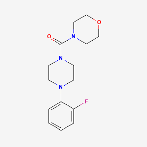 B2849005 4-(2-Fluorophenyl)piperazinyl morpholin-4-yl ketone CAS No. 505088-19-7