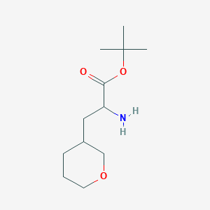 Tert-butyl 2-amino-3-(oxan-3-yl)propanoate
