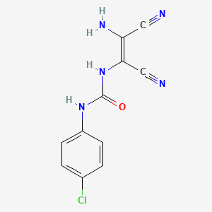 N-[(Z)-2-amino-1,2-dicyanoethenyl]-N'-(4-chlorophenyl)urea