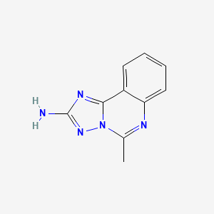 molecular formula C10H9N5 B2849058 5-甲基-[1,2,4]三唑并[1,5-c]喹唑啉-2-胺 CAS No. 18732-09-7