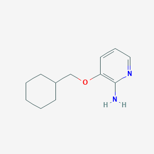 molecular formula C12H18N2O B2849066 3-(Cyclohexylmethoxy)pyridin-2-amine CAS No. 107229-69-6