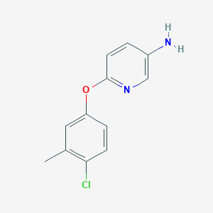 6-(4-Chloro-3-methylphenoxy)pyridin-3-amine
