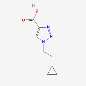 molecular formula C8H11N3O2 B2849090 1-(2-Cyclopropylethyl)triazole-4-carboxylic acid CAS No. 1493760-76-1