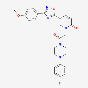 1-(3-{[(2,4-dimethylphenyl)sulfonyl]amino}benzoyl)-N-methylpiperidine-3-carboxamide