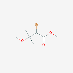 Methyl 2-bromo-3-methoxy-3-methylbutanoate