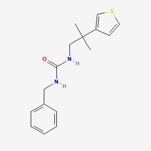 1-Benzyl-3-(2-methyl-2-(thiophen-3-yl)propyl)urea