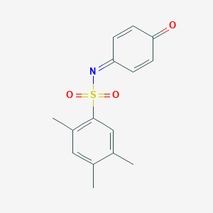 molecular formula C15H15NO3S B284918 2,4,5-trimethyl-N-(4-oxocyclohexa-2,5-dien-1-ylidene)benzenesulfonamide 