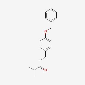 1-(4-(Benzyloxy)phenyl)-4-methylpentan-3-one